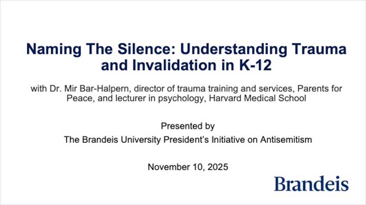 Title slide: Naming The Silence: Understanding Trauma and Invalidation in K-12