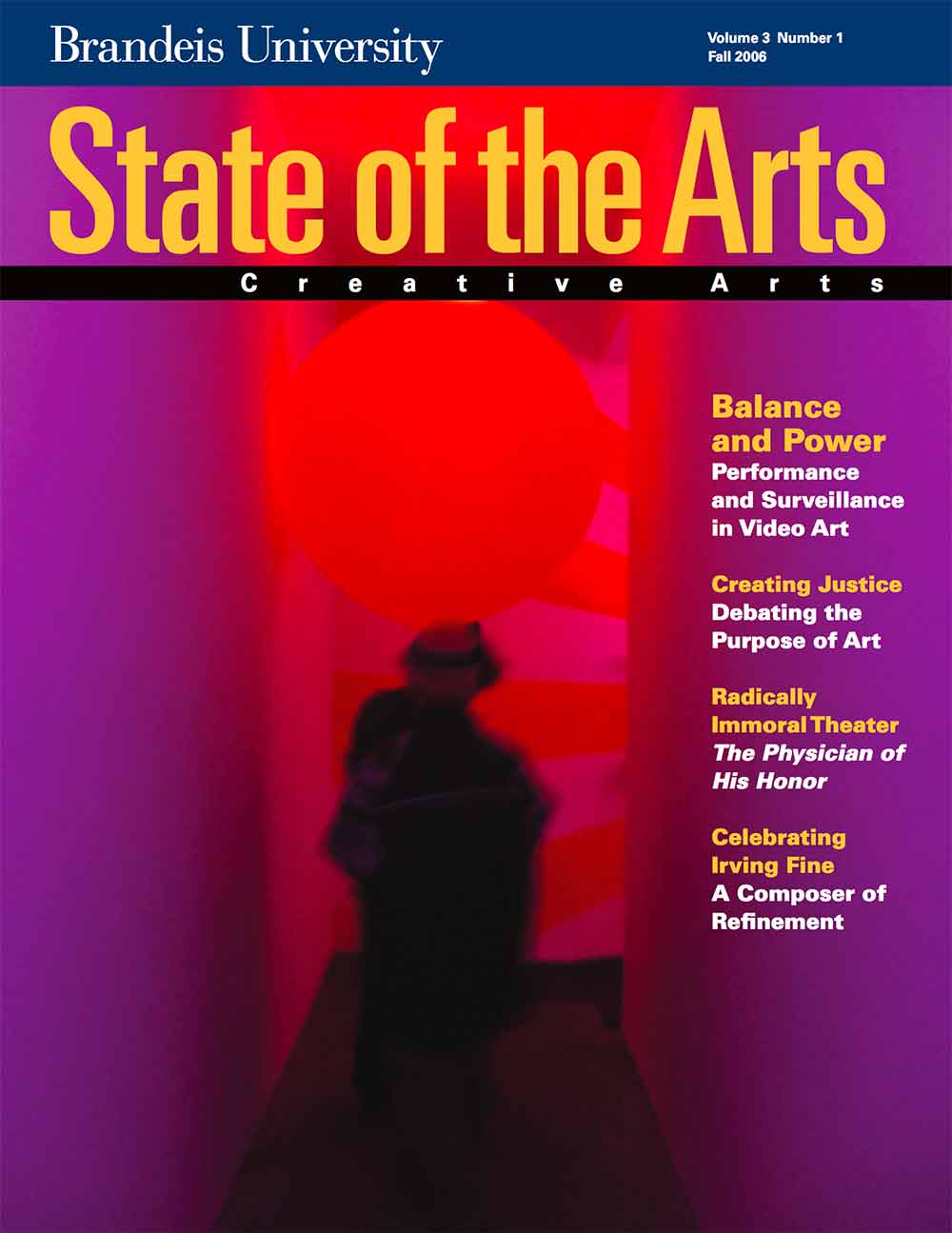 Fall 2006 State of the Arts Cover