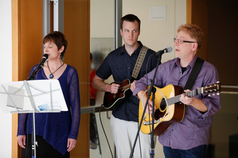 The Barbara Cassidy Band performing