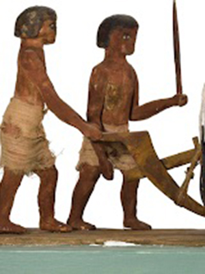 Plow Hands with Ox Egyptian 