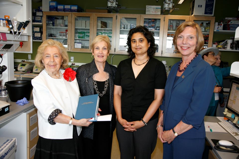 A picture of BNC members and Dr. Sengupta during the ceremony for the Sengupta Lab