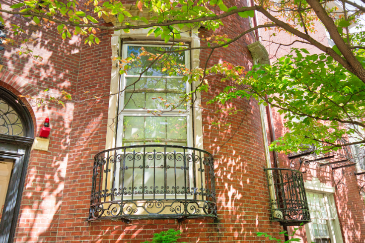 Red brick building in Boston's Back Bay neighborhood