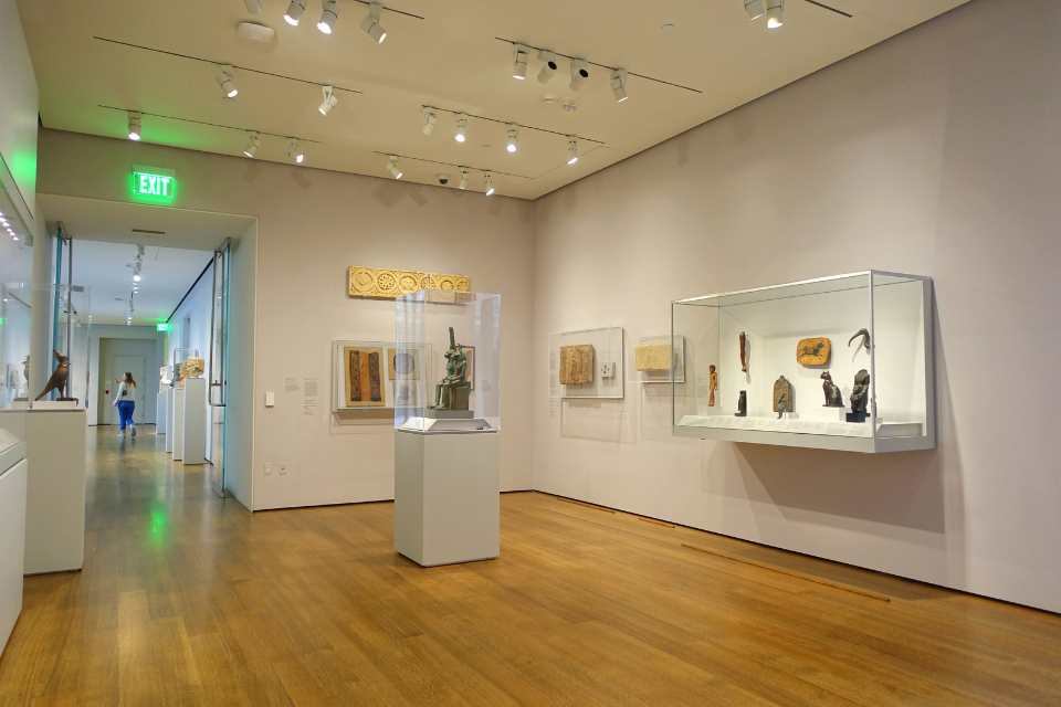 Interior view of the Harvard Art Museum.