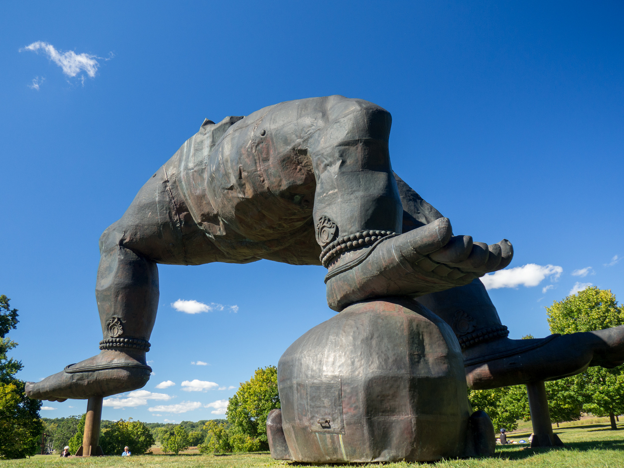 The Three-legged Buddha statue at the Storm King Art Center