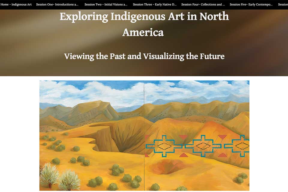 Exploring Indigenous Art Class Homepage