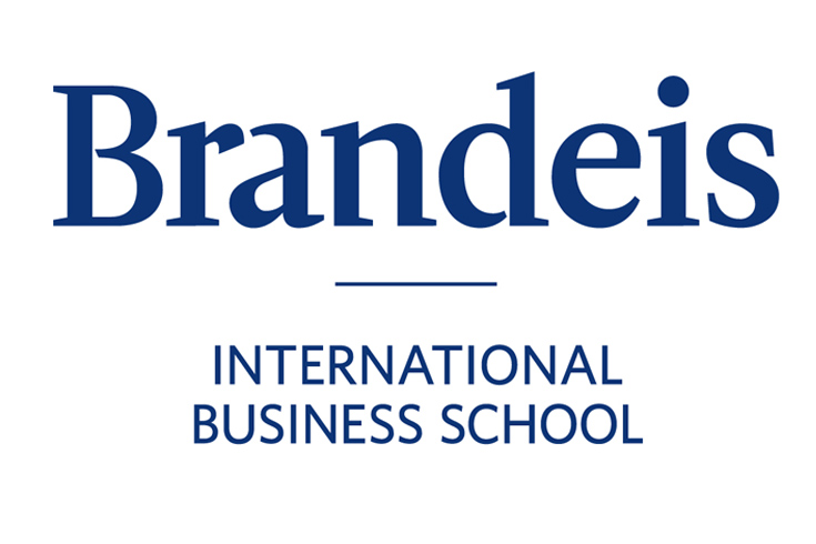 Brandeis IBS logo vertical variant centered