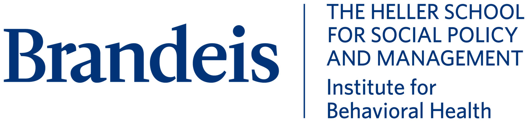 Brandeis The Heller School for Social Policy and Management Institute for Behavioral Health logo
