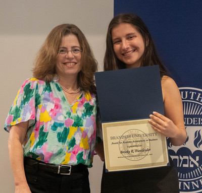 Brooke and Faculty Member