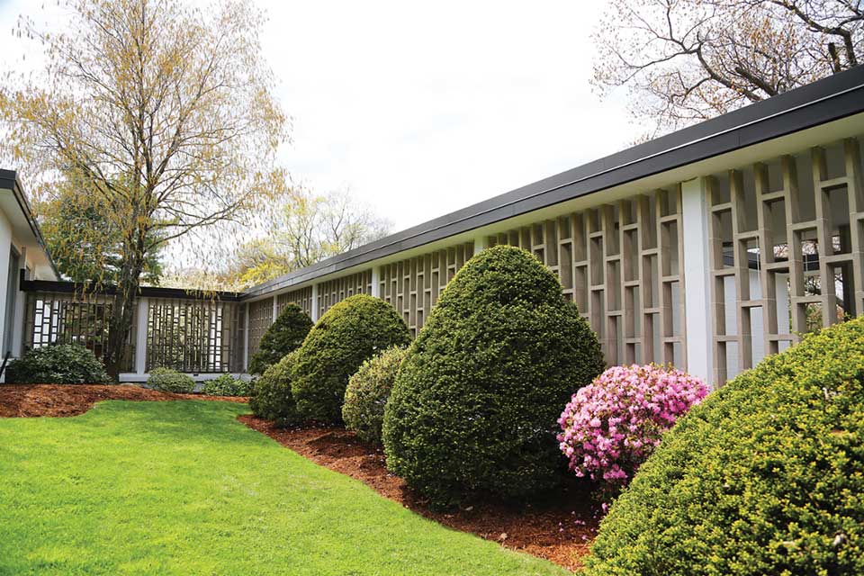 Exterior of the Lodge