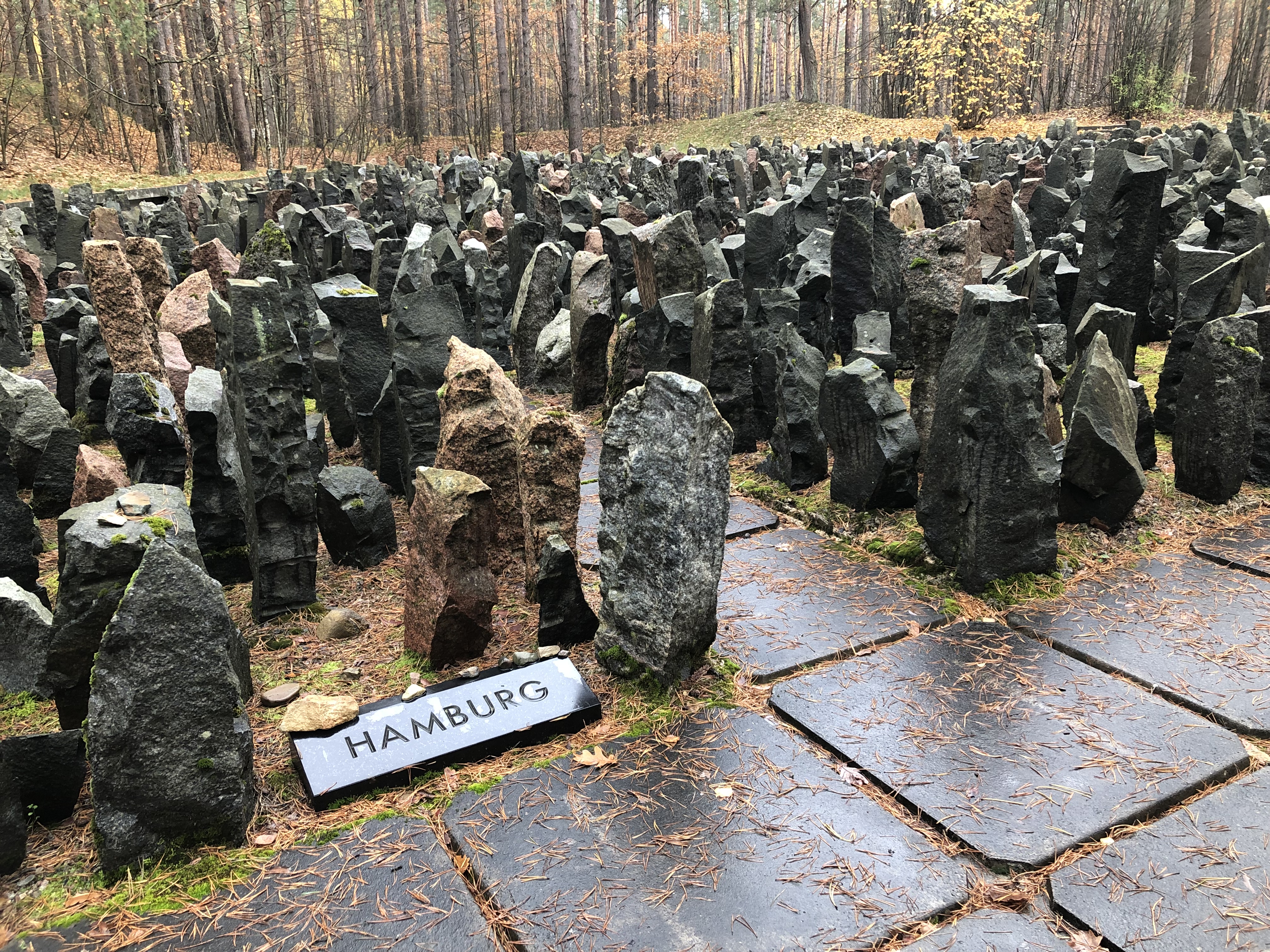 Commemorative Site in the forest of Bikerniki, Latvia, 2019