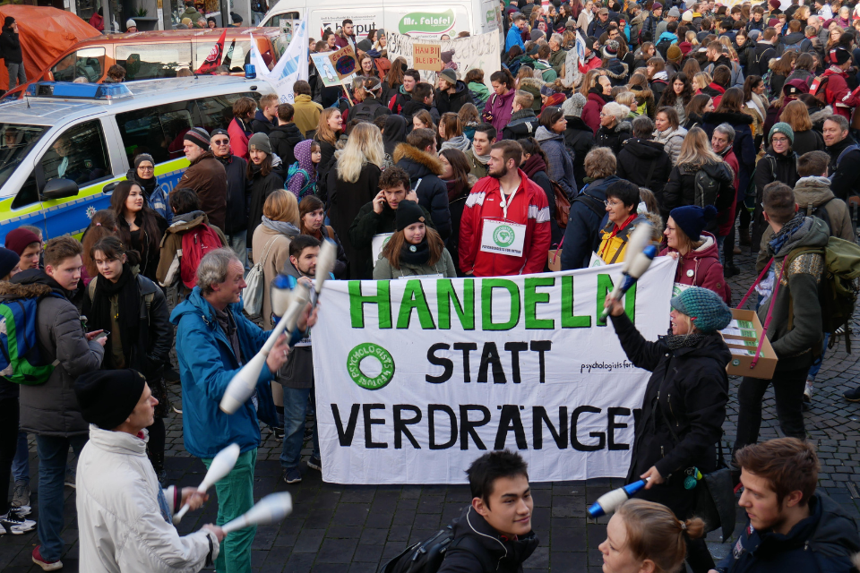 Climate protest in the streets