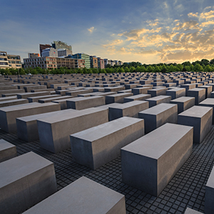 Picture of the Holocaust Memorial in Berlin