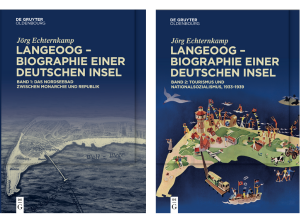 2 book covers of the island of Langeoog