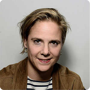 Head shot of Sabine smiling