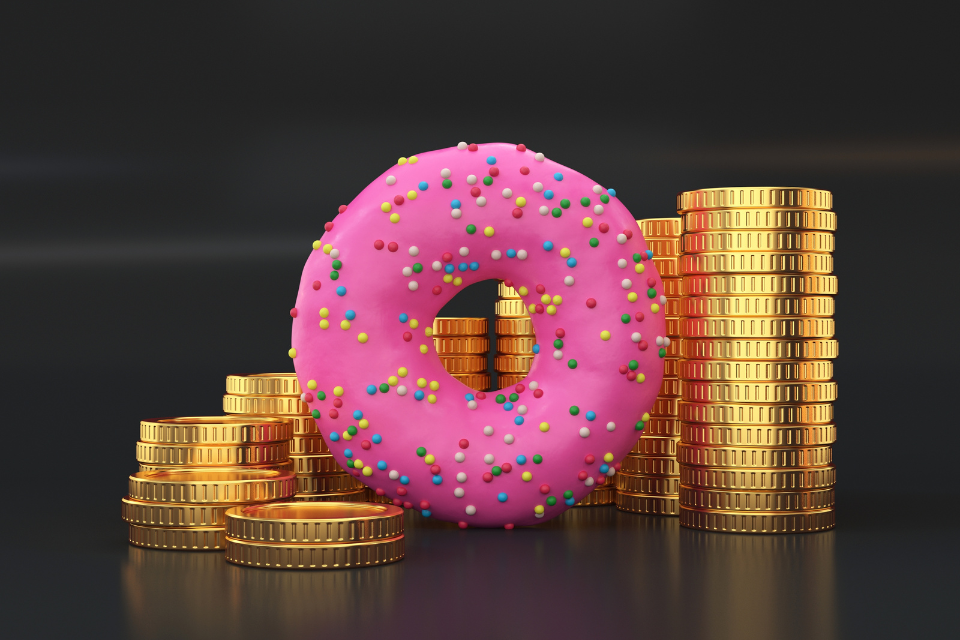 Head shot of speaker Anna Katsman and a picture of a creative brain