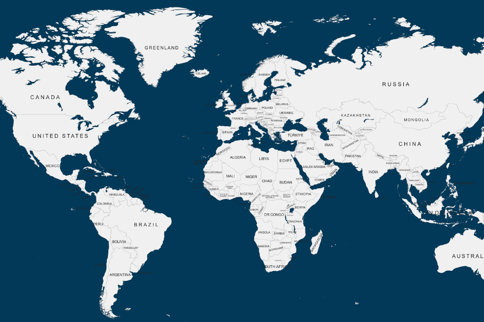 Dynamic image of Catan boardgame with the pieces on the board