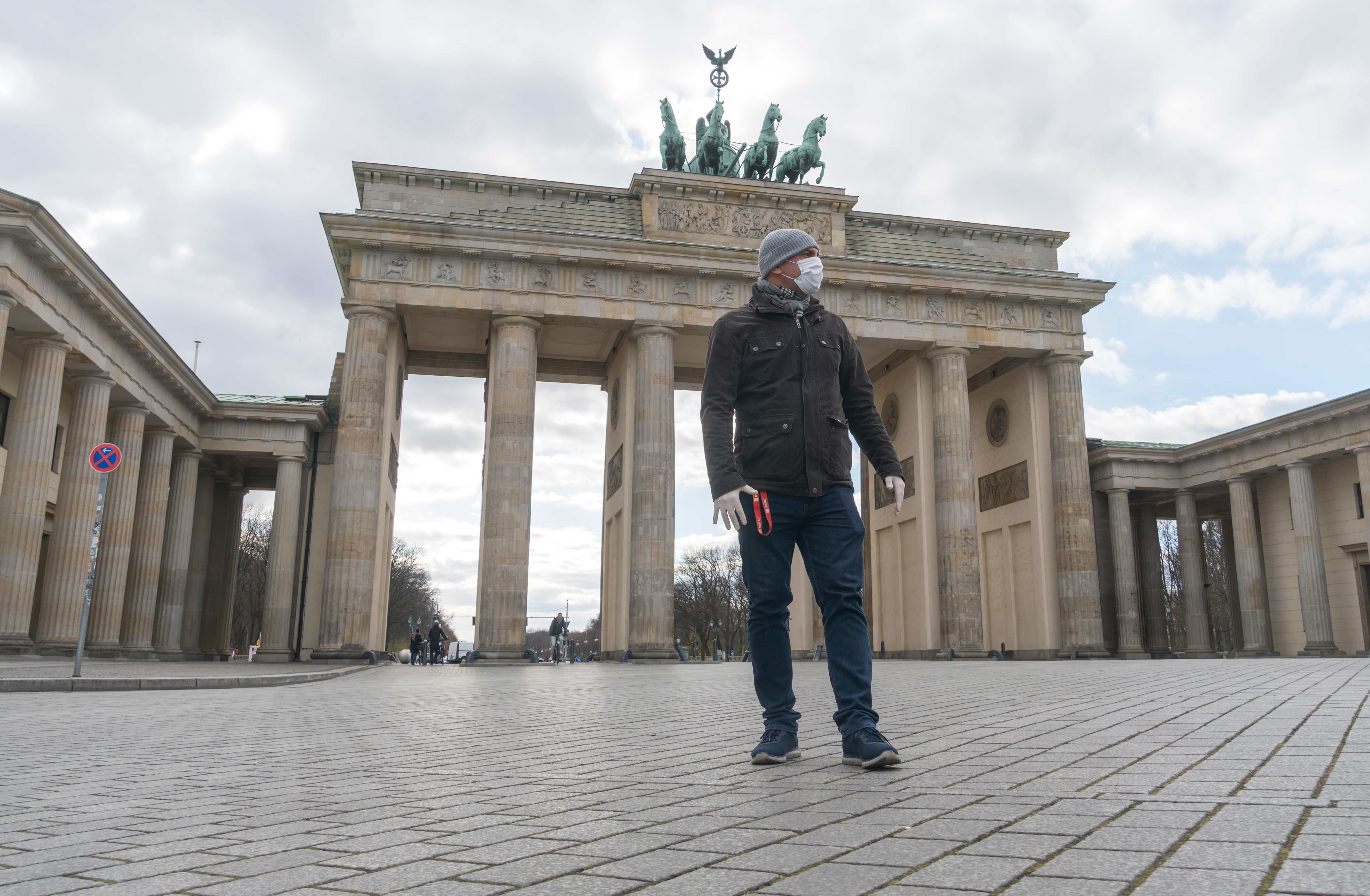 Berlin Brandenburg Gate during Covid 19