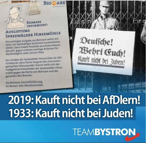 Facebook post by the German right-wing party AfD
