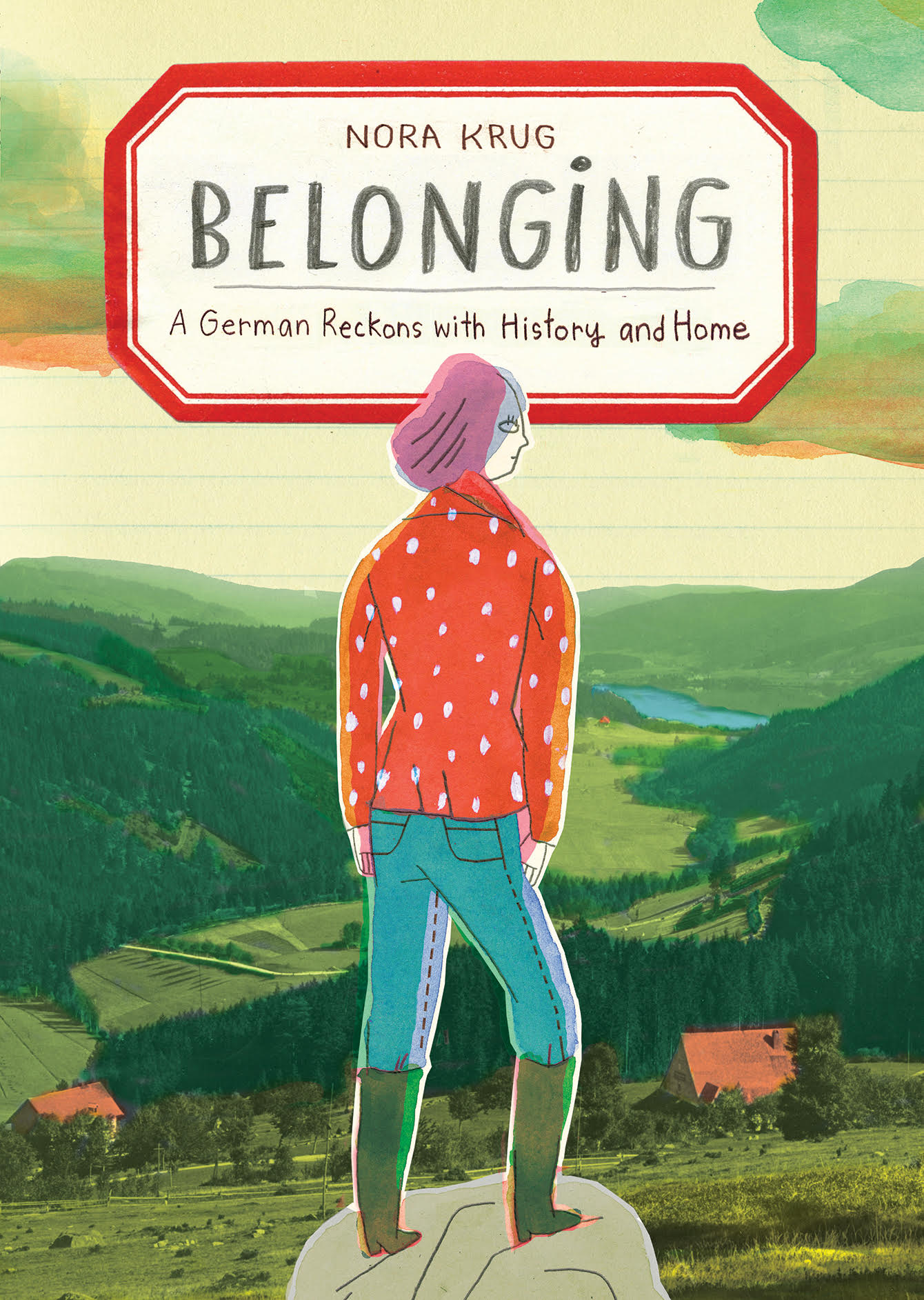 Book title of Nora Krug's "Belonging"