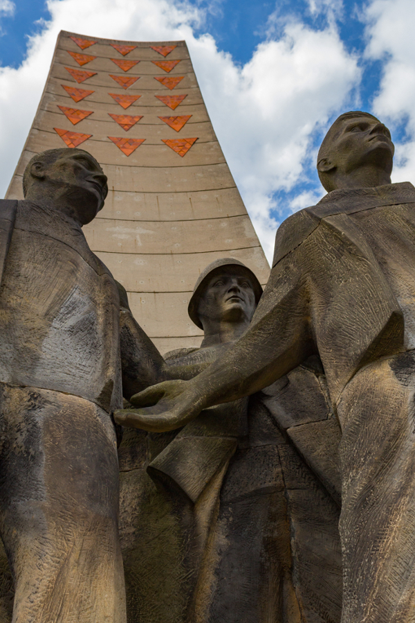 Soviet memorial at Sachsenhausen concentration camp memorial site