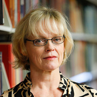 Head shot of Jytte Klausen looking at camera