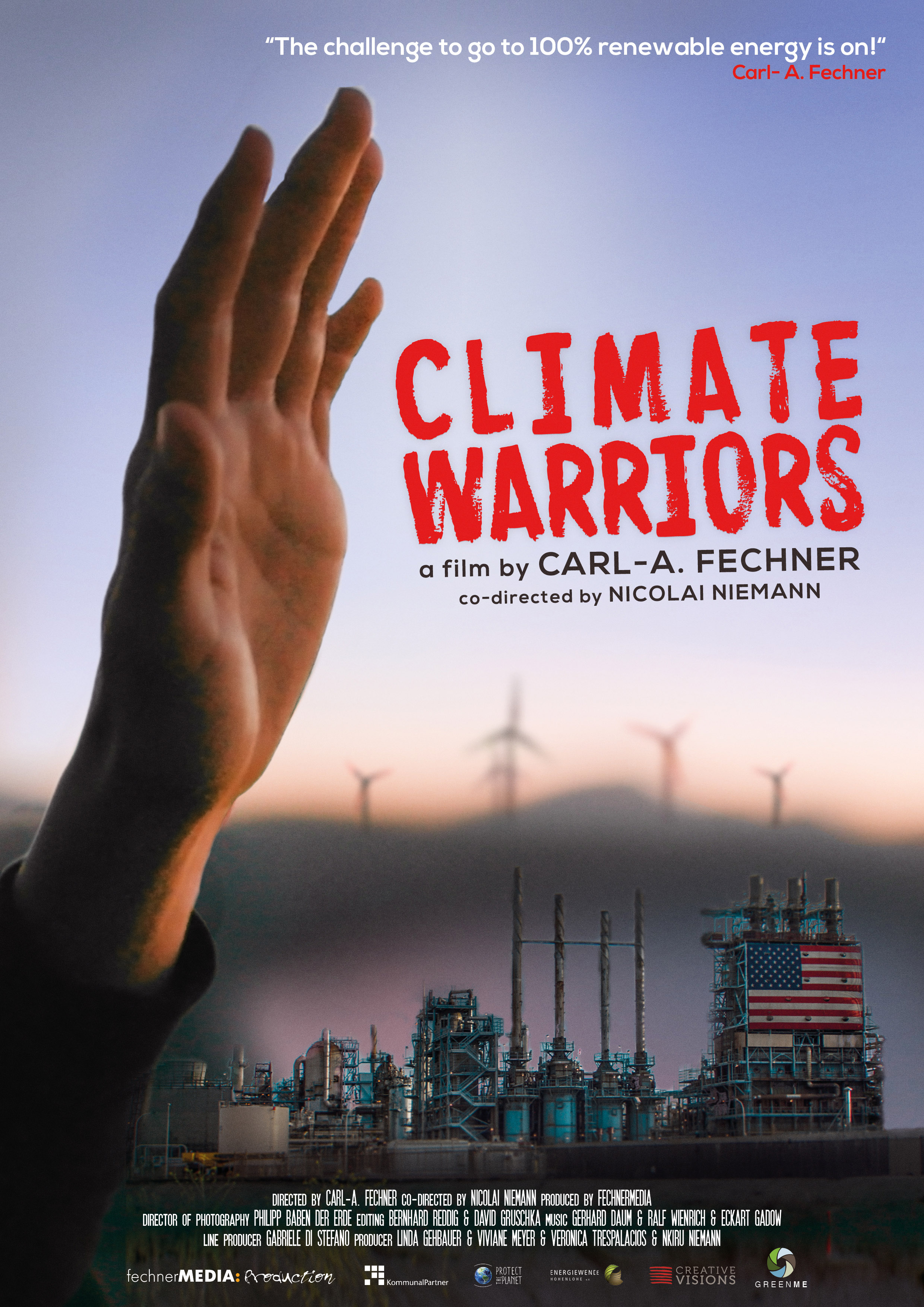 Poster of the film "Climate Warrios"