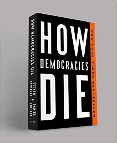 Book cover of "How Democracies Die"