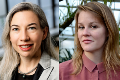 Photo of the two women speakers smiling