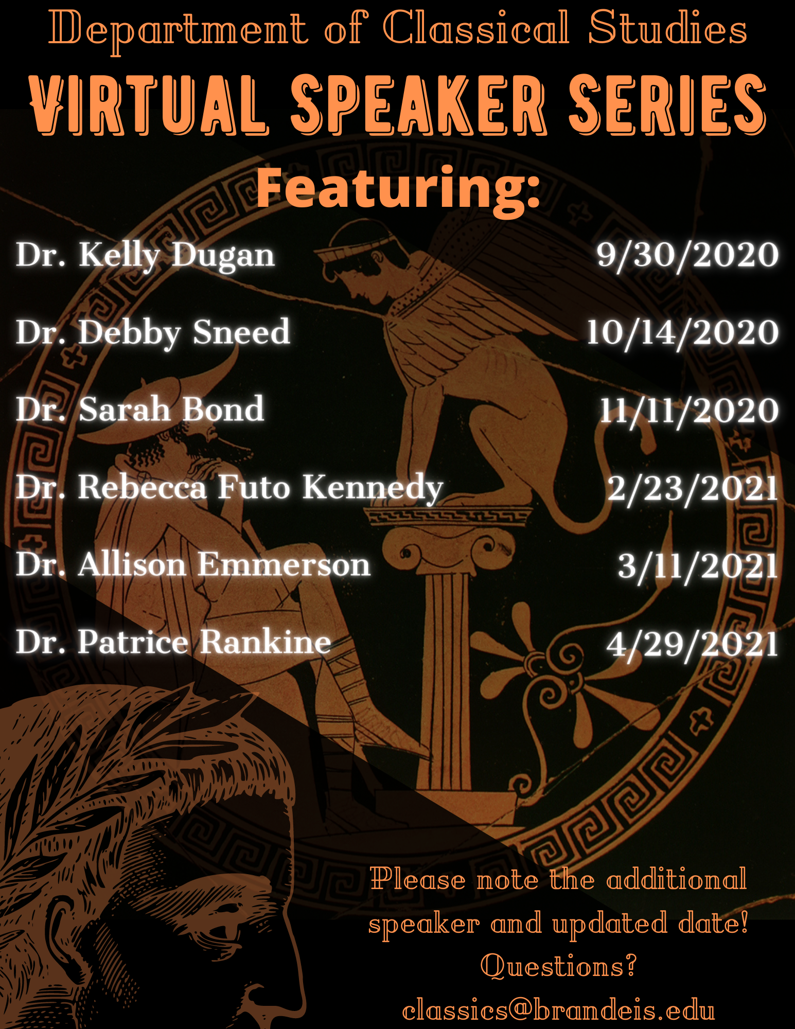 Flyer for the Virtual Lecture Series
