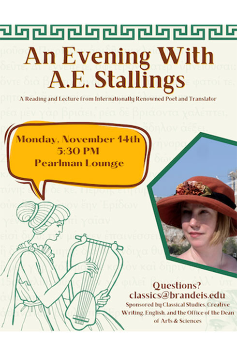 Flyer for poetry event
