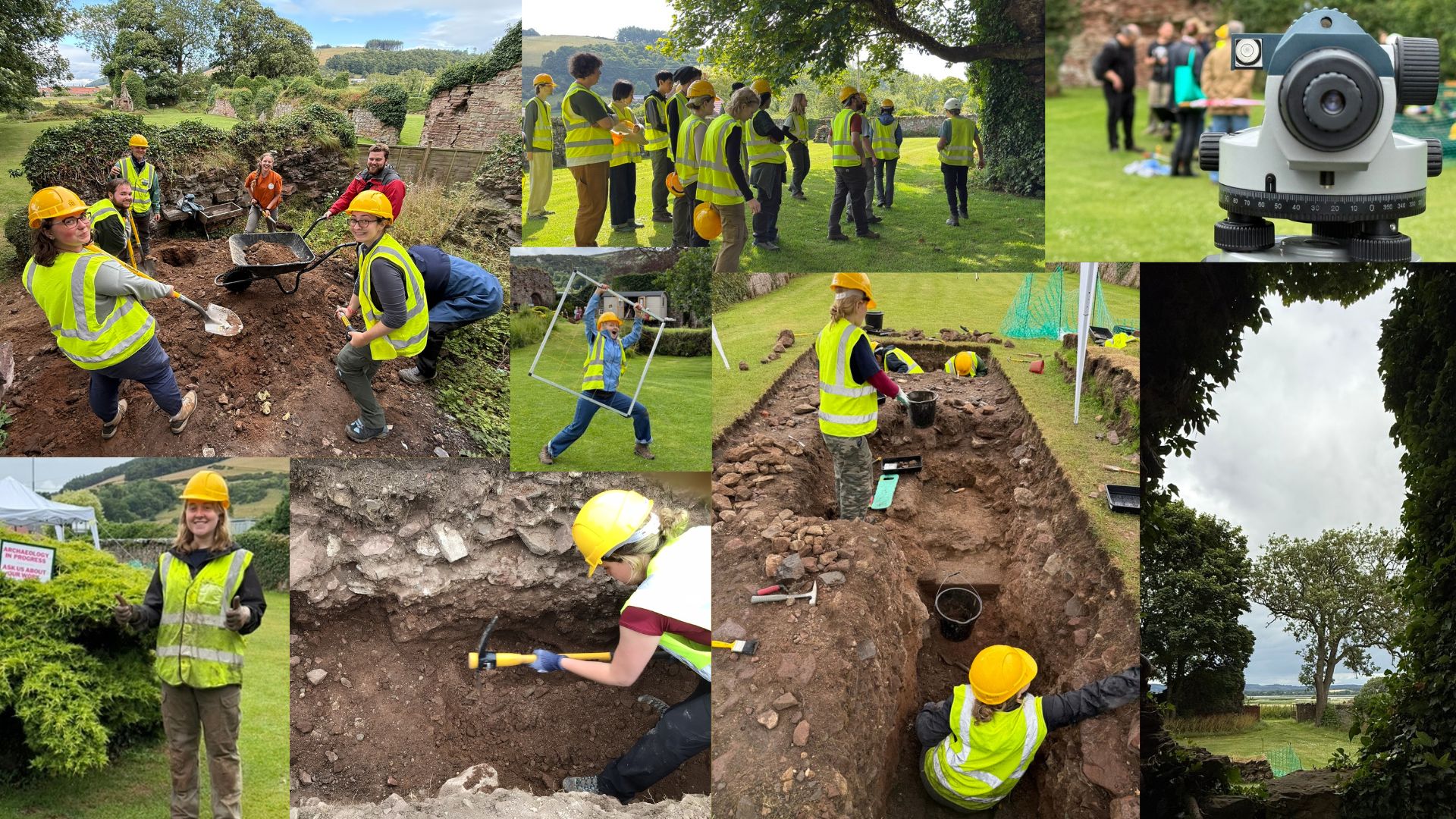 photos of fieldwork in Scotland