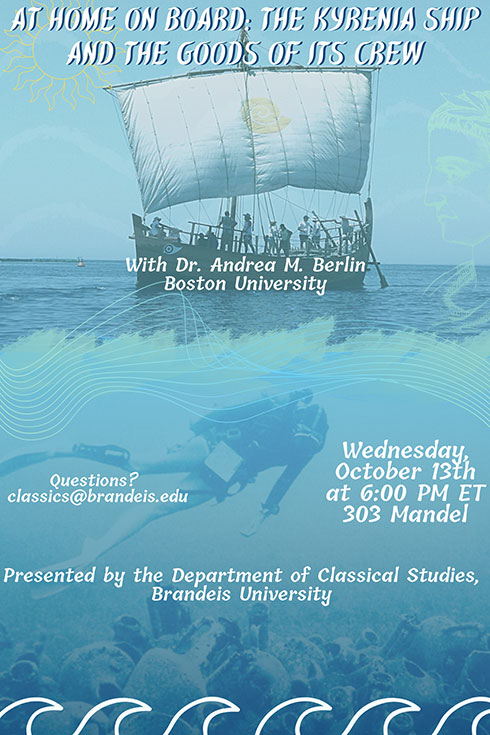 Flyer for At Home On Board with Dr. Andrea Berlin