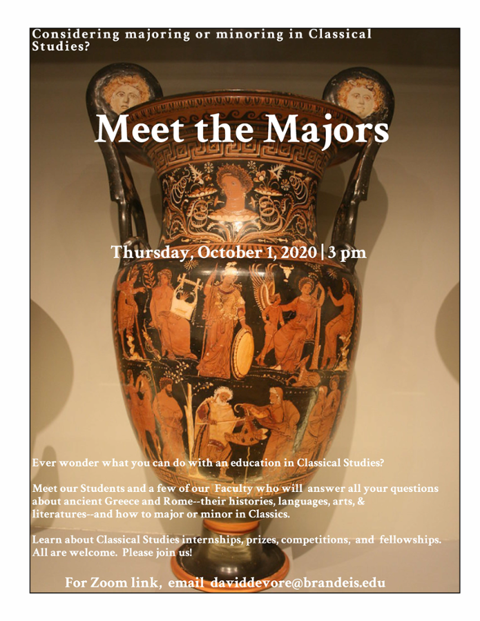 Digital Flyer for the Meet the Majors Event