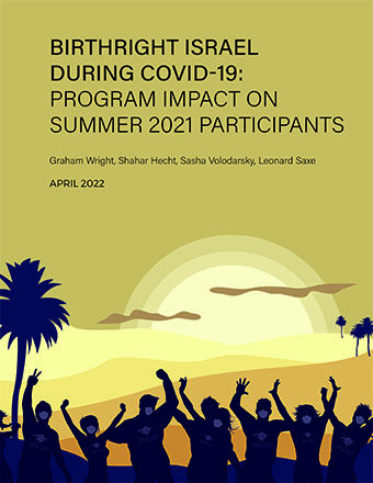 Report cover for "Birthright Israel During Covid-19: Program Impact on Summer 2021 Participants