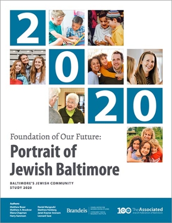 Report cover for Baltimore 2020 Jewish Community Study