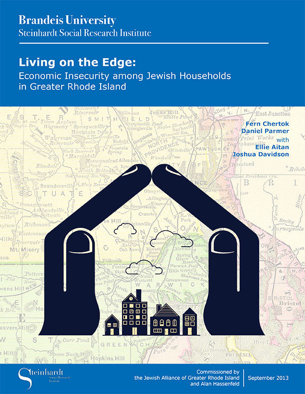 Report cover: Living on the Edge: Economic Insecurity Among Jewish Households in Greater Rhode Island