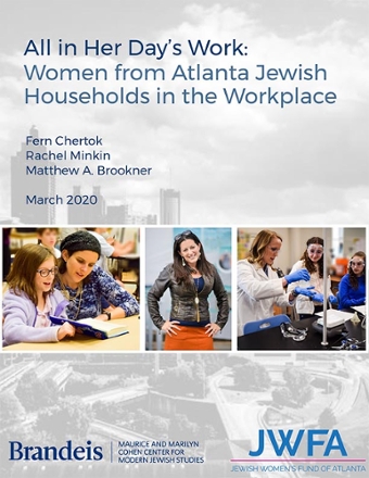 Cover of report: "All in Her Day's Work: Women From Atlanta Jewish Households in the Workplace"