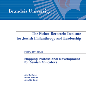 Mapping Professional Development report cover