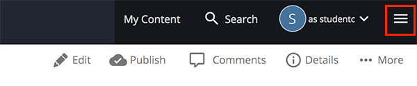 hamburger menu