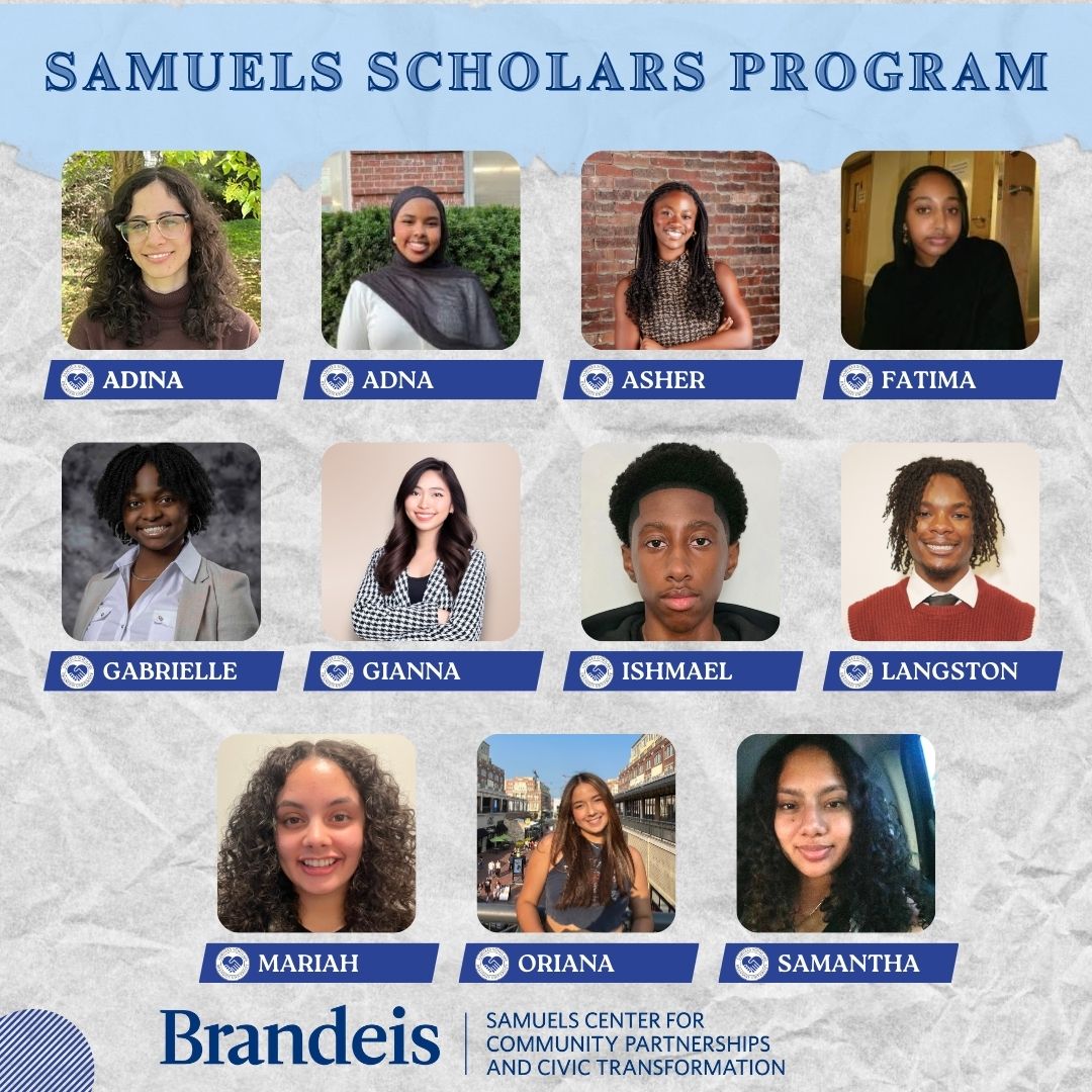 Samuel Scholars Cohort 25-26 poster