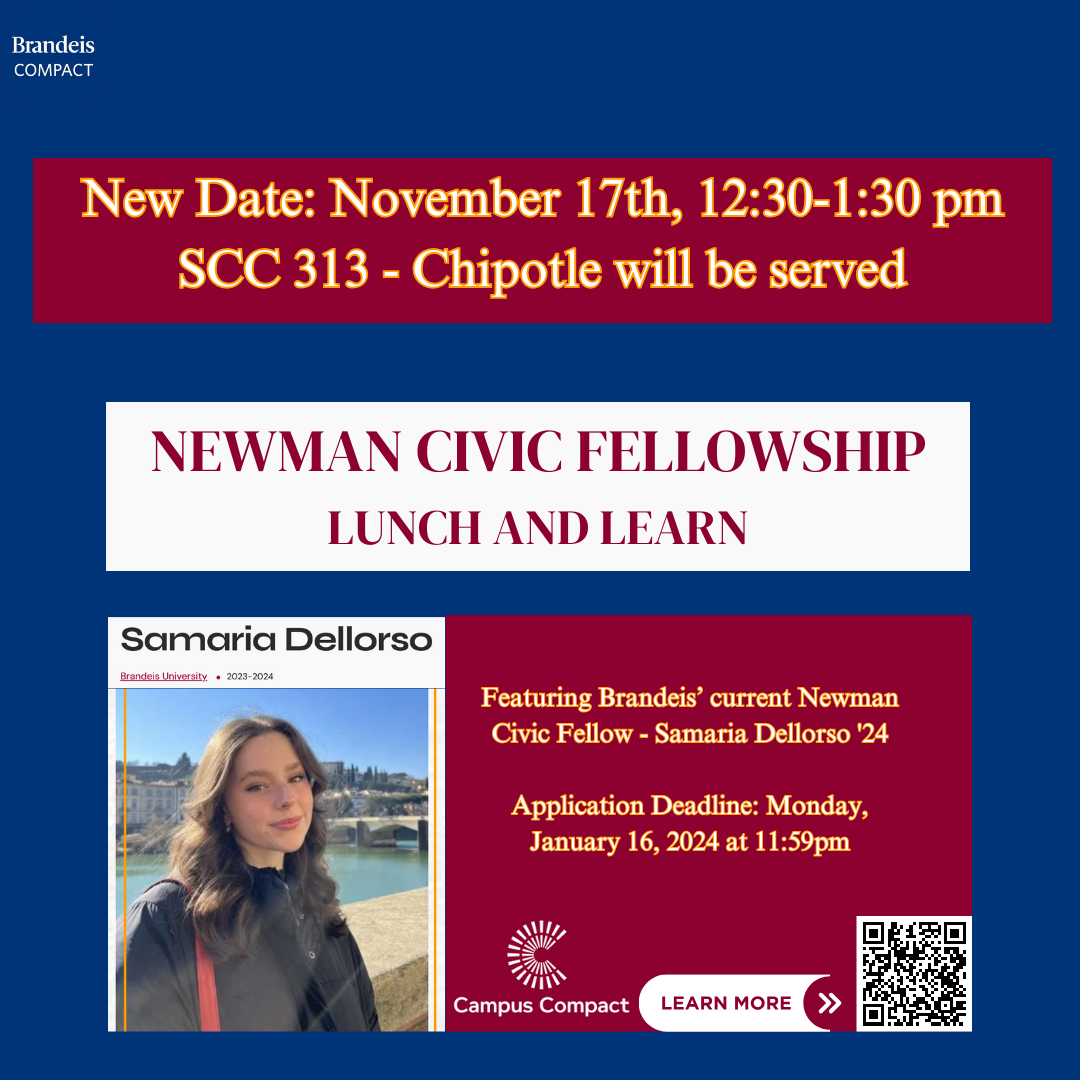 Newman Lunch and Learn Flyer