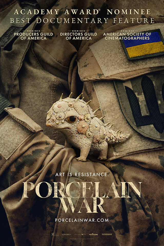 movie poster - a porcelaine dragon on militaty uniform
