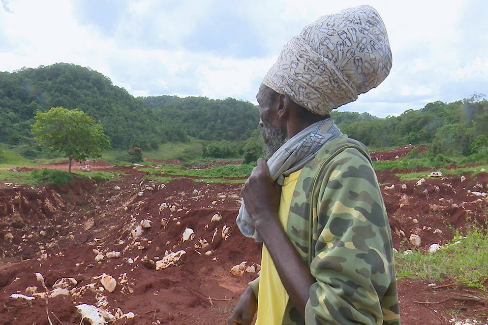 A person looking at the horizon