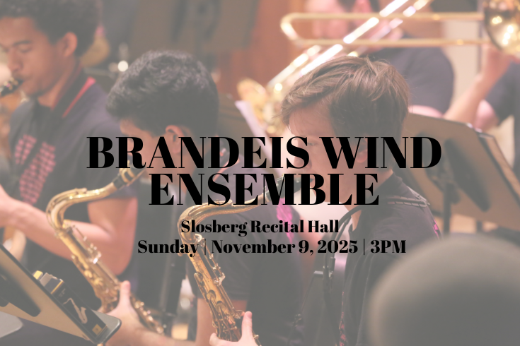 Brandeis Wind Ensemble Flyer