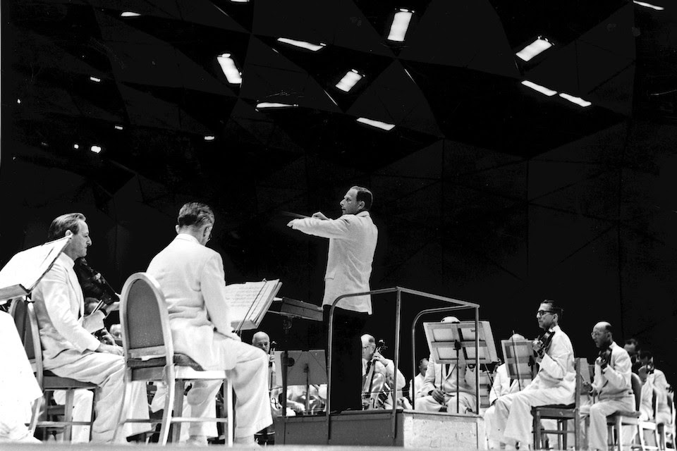 Irving Fine conducting at Tanglewood