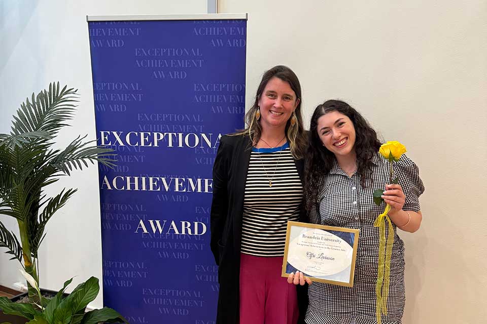 Creative Arts awardees posing for a photo