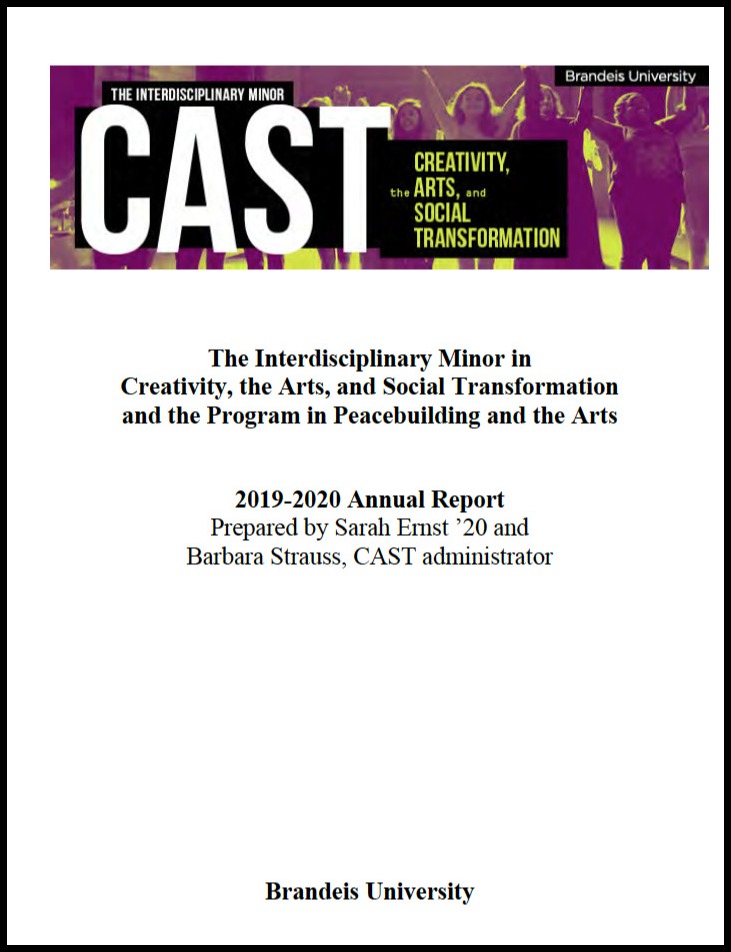 page one of annual report