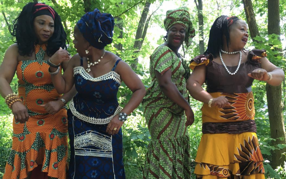 Liberian Women's Chorus members
