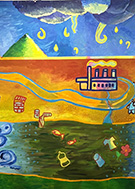 a fragment from the mural 