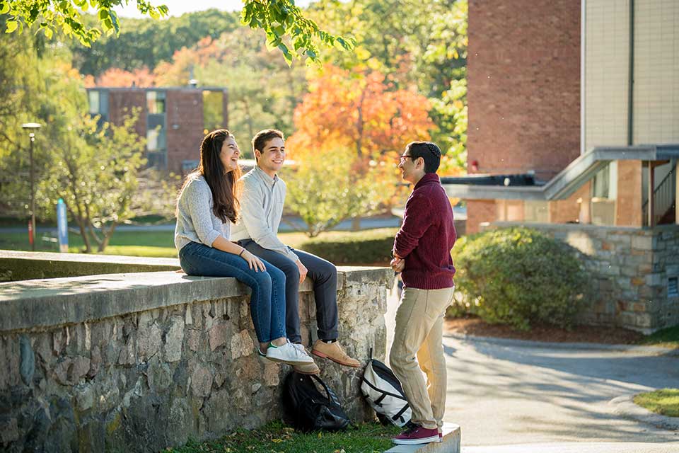 students in residence hall